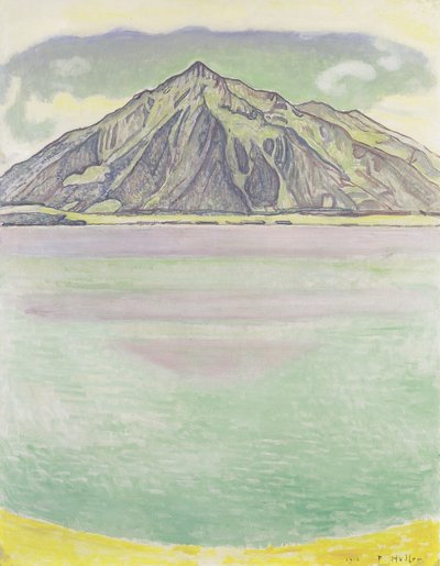 Lago Thun com espirros de Ferdinand Hodler